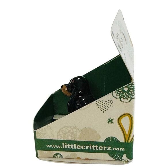 Little Critterz Cocker Spaniel “Teddy" Dog - Miniature Porcelain Figurine - Picture 3 of 6